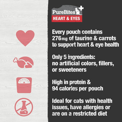 PureBites 5 ingredient functional wet cat treat nutritional facts