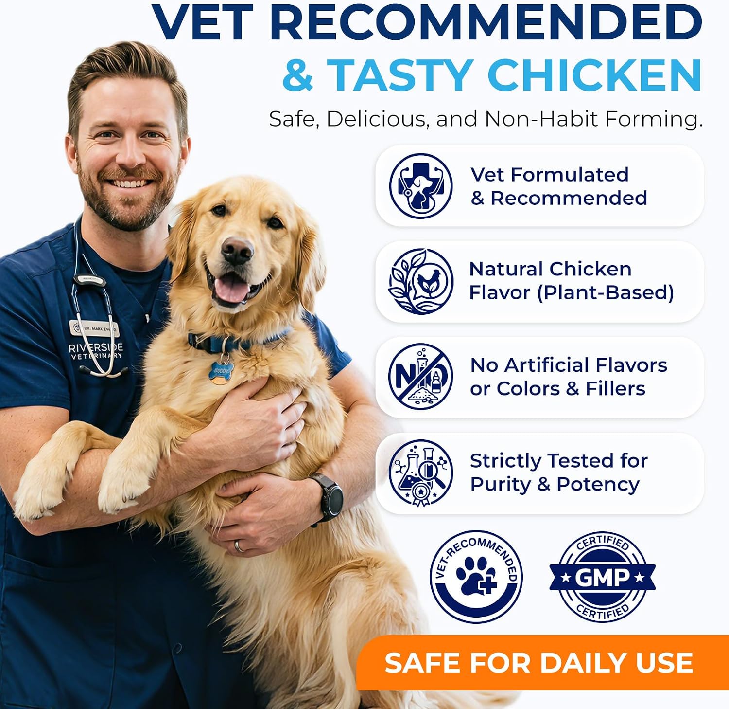 Natural anxiety relief bite treats for puppies experiencing fireworks fear