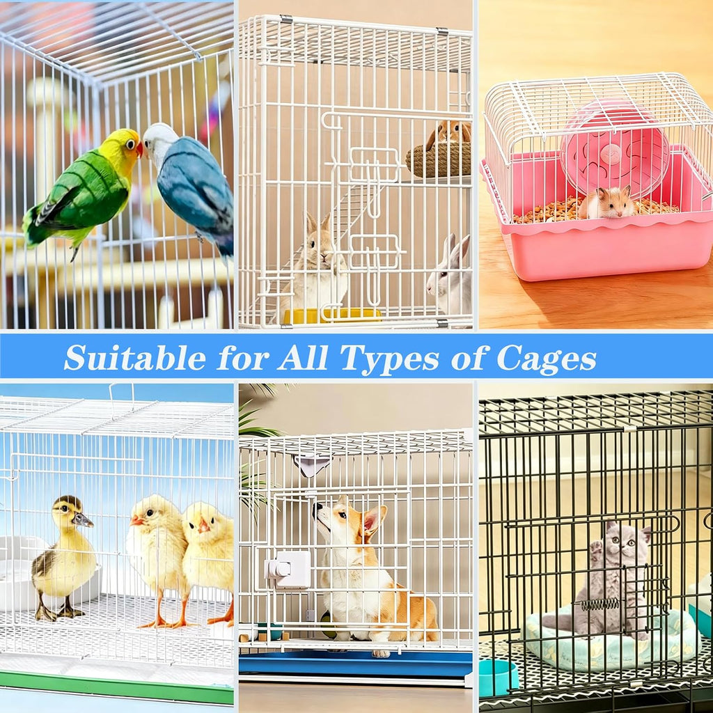 Gavigain parrot cage cleaning tools showing the integrated hanging storage holes.