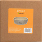 Pearhead Ceramic Meow Cat Bowl, Holds 12 oz, Modern Speckled White - Image 12