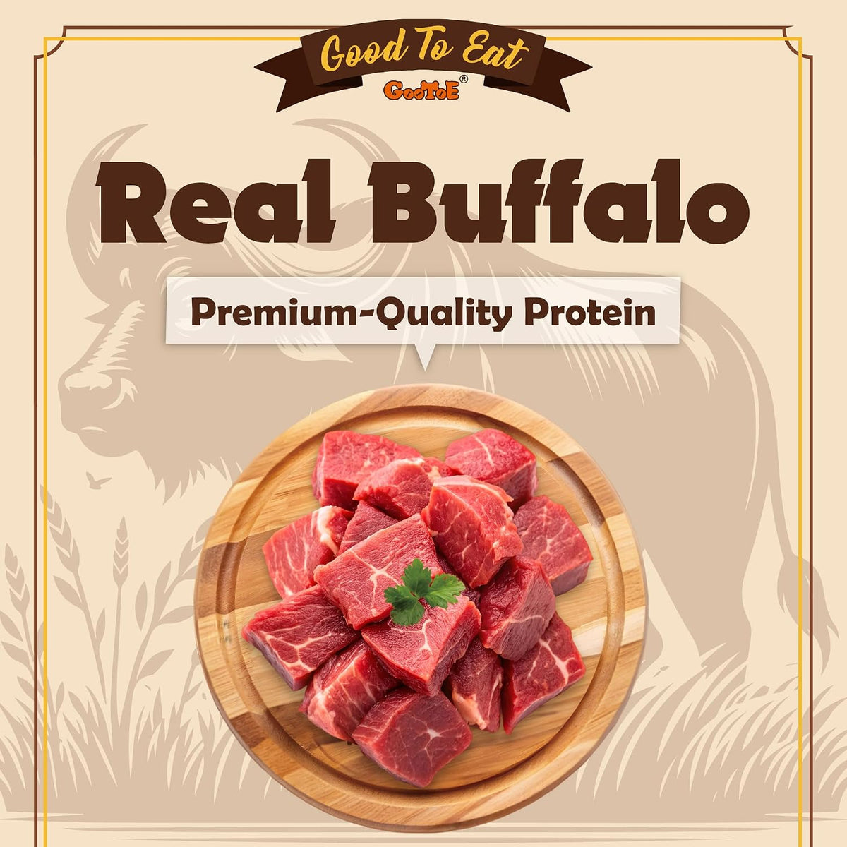 Gootoe 1.5 pound bag of buffalo dog chews