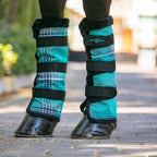 Kensington equine leg protection boots with fleece trim detail and secure straps