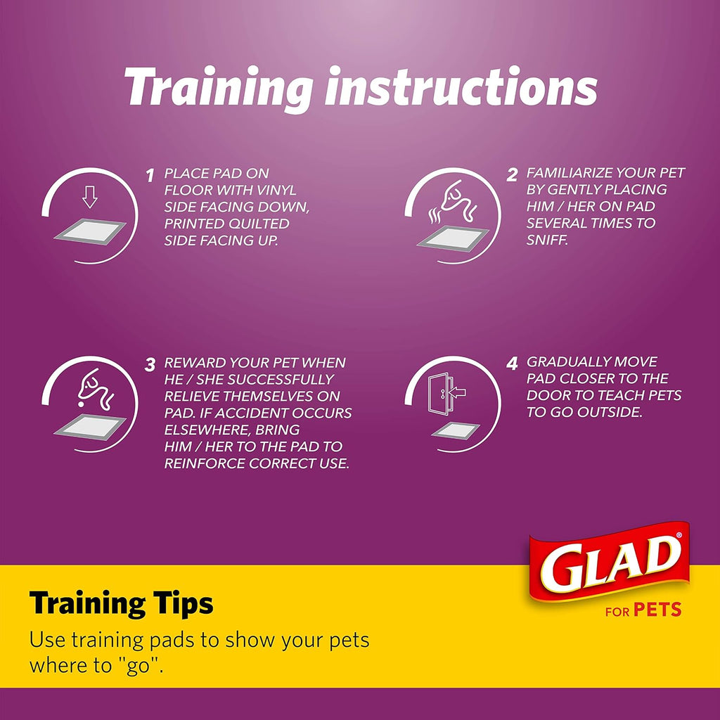Glad for Pets reusable training pad inside a travel crate