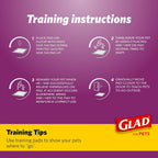 Glad for Pets reusable training pad inside a travel crate