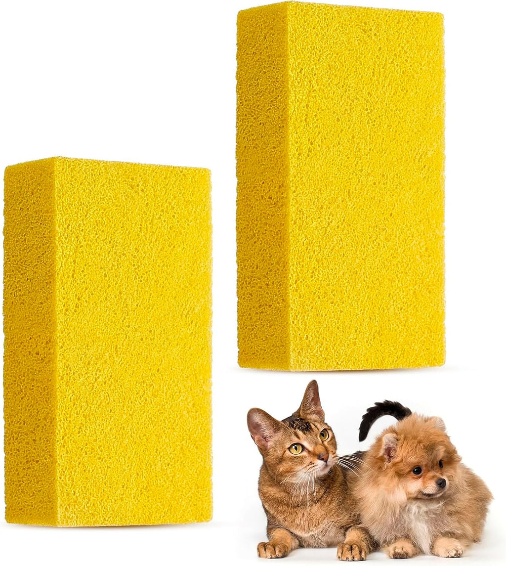 Pet Hair Remover Sponge Cat and Dog Hair Sponge Rubber Pet Fur Lifter Removal Tool, Remove from Furniture, Carpet, Bedding, Clothing, 6.26 x 3.28 x 1.89 Inch (Khaki,3 Pack) - Image 9
