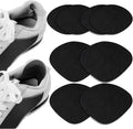 HTZNHXT Shoe Heel Repair Kit front view 4 pairs of black adhesive patches.
