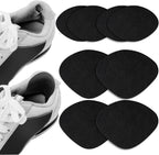 HTZNHXT Shoe Heel Repair Kit front view 4 pairs of black adhesive patches.