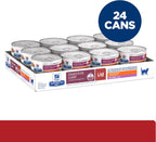 Hill's Prescription Diet veterinary formula digestive care kitten wet food nutritional label side view