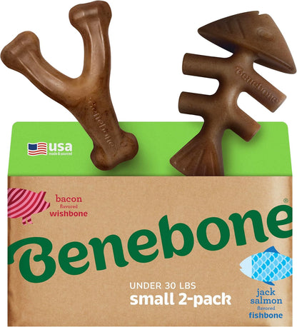 Benebone Medium 4-Pack Dog Toys for Aggressive Chewers - Durable Dog Bones, Made in USA - Dog Toys for Medium Dogs Under 60 lbs - Image 9