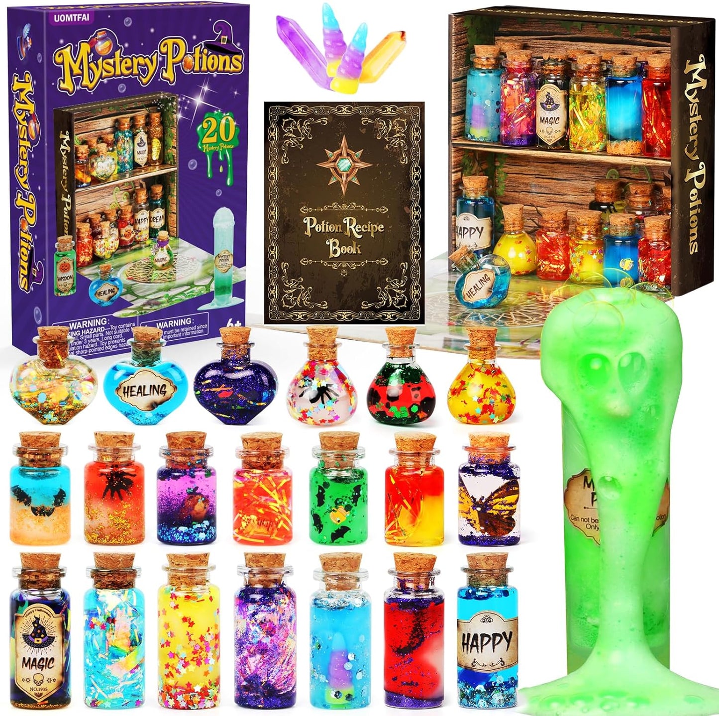 Uomtfai Mystery Potion Craft Kit front view packaging