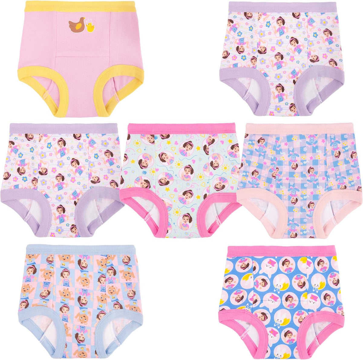 Ms. Rachel Baby exclusive seven pack potty training pants front view packaging