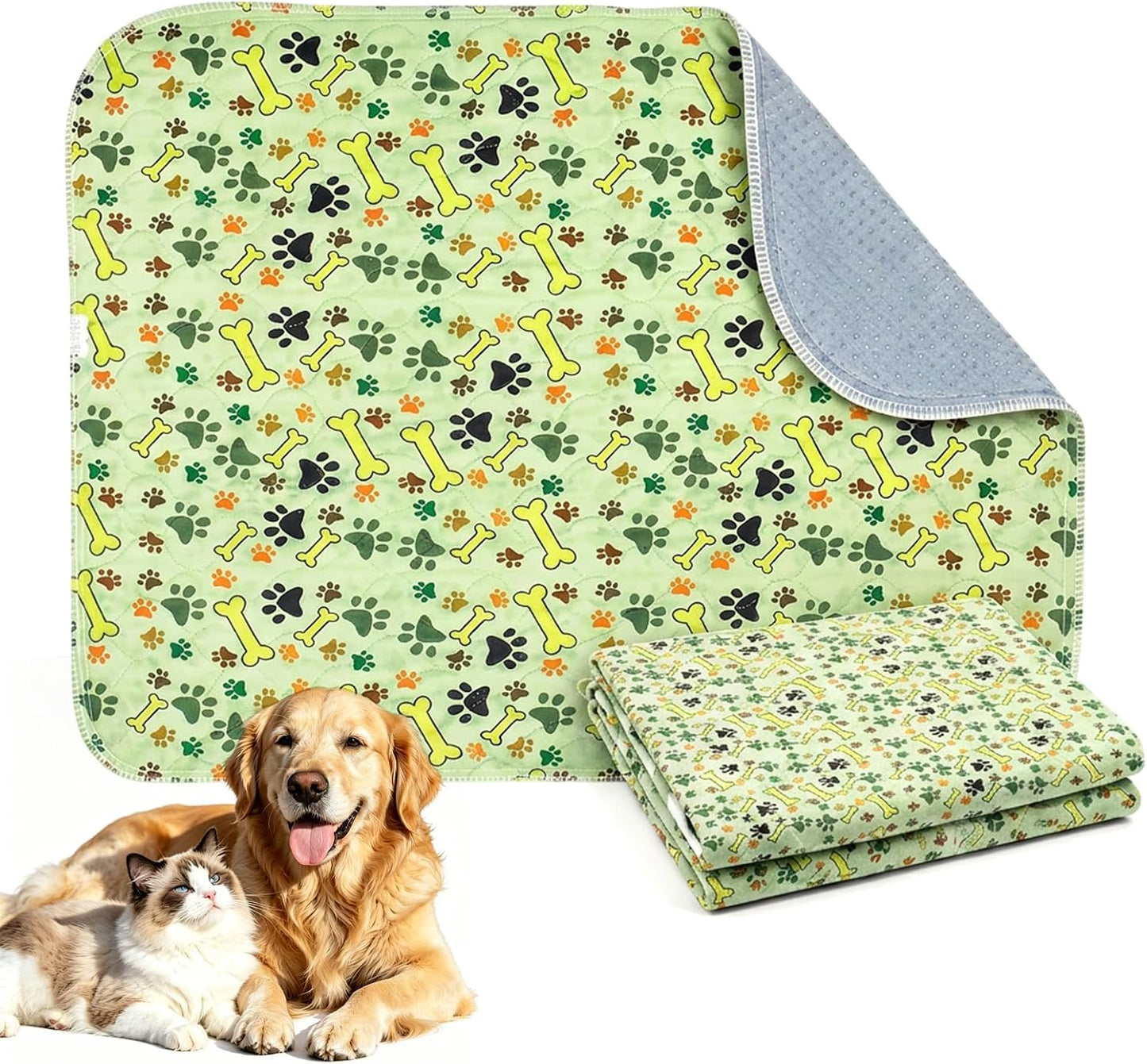 Puppy Pee Pads with Pheromones,Forever Pad,Washable Pee Pads for Dogs,Reusable Dog Pee Pads,Waterproof and Leak-Proof,Non-Slip Base Training Pad Suitable for Home(Gray,M:31.5*27.6in) - Image 10