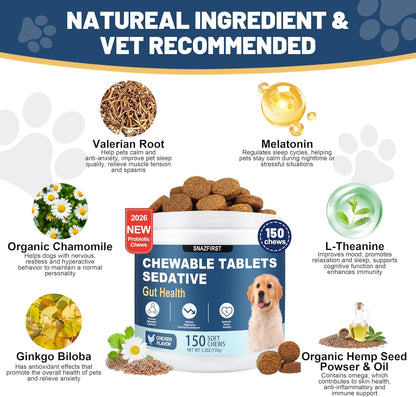 Ttlxrl melatonin puppy sleep aid chews premium packaging