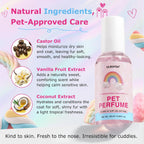 Ulroyda long lasting dog conditioning spray back label instructions