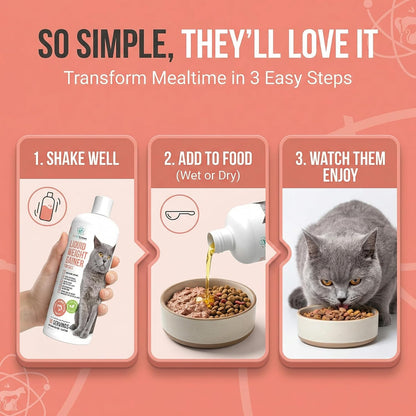 Appetite stimulant for senior and recovering felines packaging back view