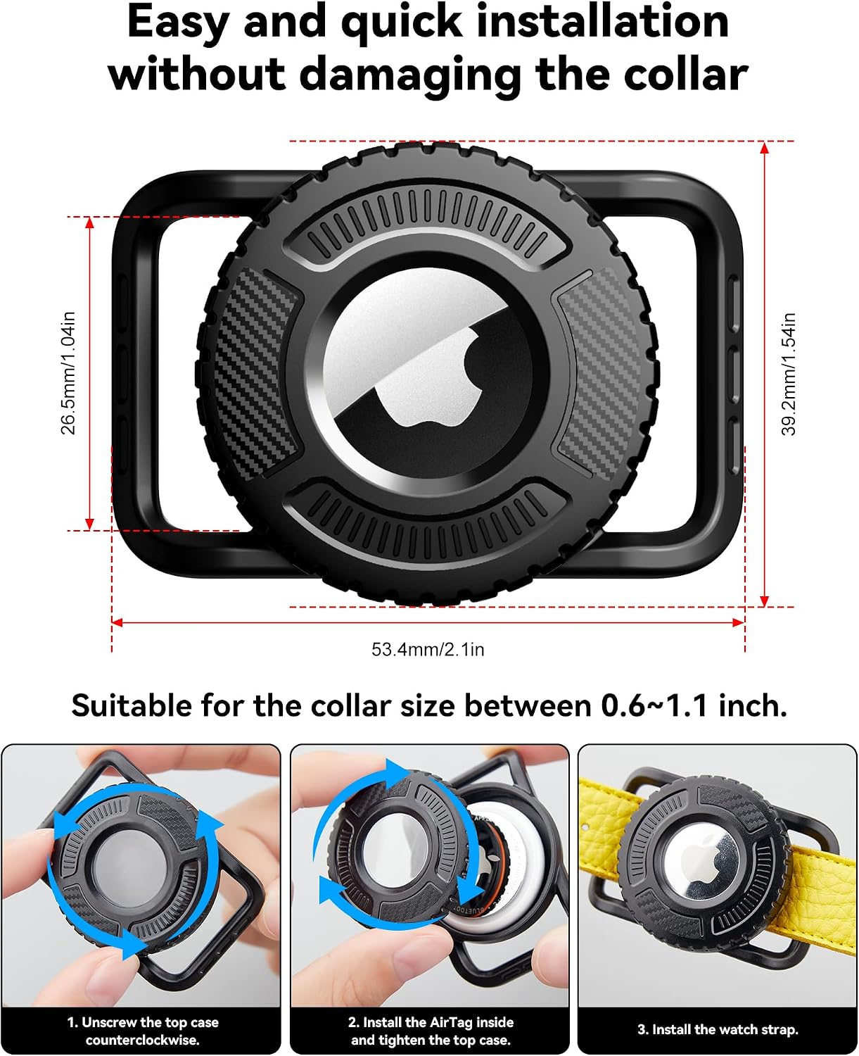 Durable thermoplastic polyurethane pet accessory housing showing impact resistant structure