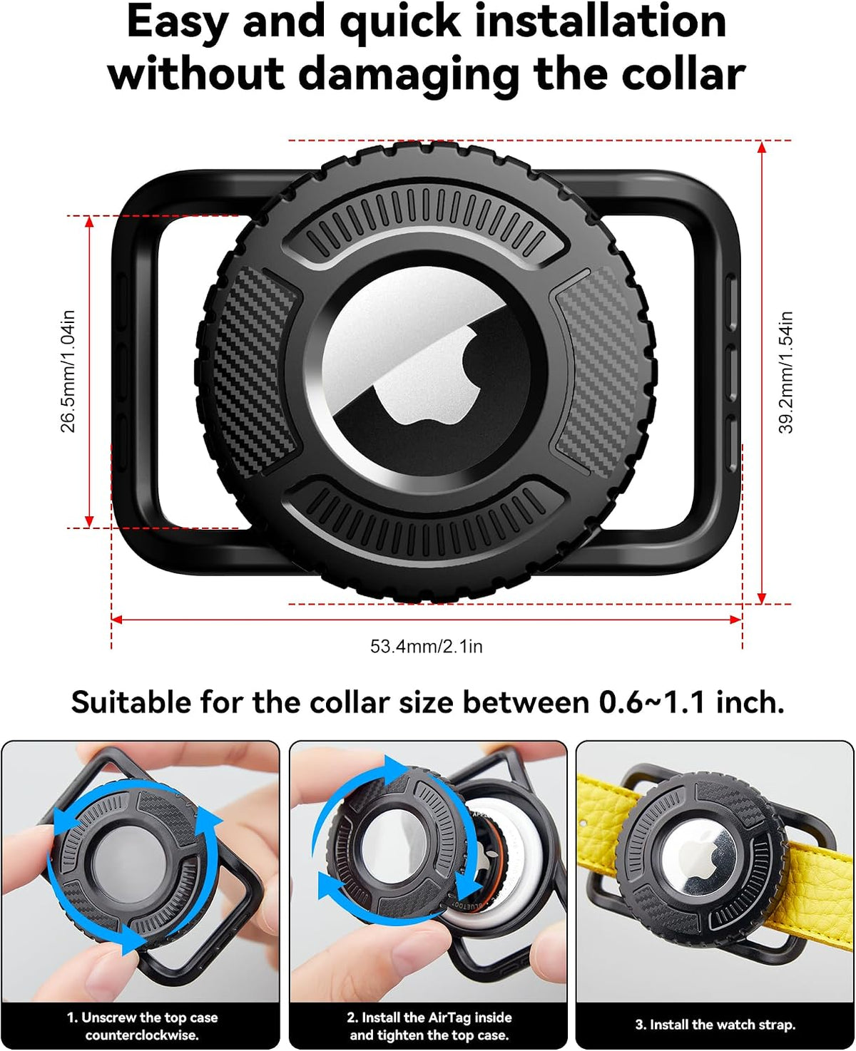 Durable thermoplastic polyurethane pet accessory housing showing impact resistant structure