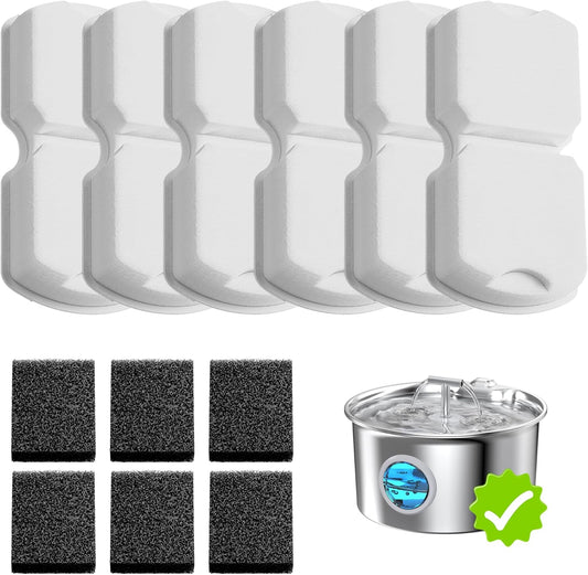 Umocuoy cat water fountain filter set packaging front view