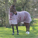 WeatherBeeta ComFiTec fly sheet showing two piece full wrap tail flap detail