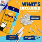 Soft Claws veterinary developed cat nail caps kit components