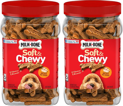 Milk-Bone Soft & Chewy Dog Treats, Made with Real Beef & Filet Mignon, 25 Ounce Canister - Image 15
