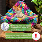 Qwr hand-knitted lizard hammock highlighting upper lounge level