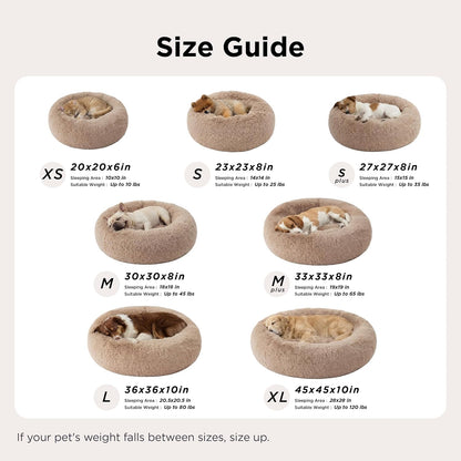 Bedsure camel pet bed interior cushion softness