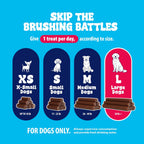 Dental Fresh veterinarian formulated teeth cleaning sticks for dogs fifty pounds and up