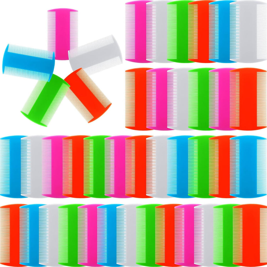 Hushee 100 Pcs Pet Flea Lice Combs bulk set front view