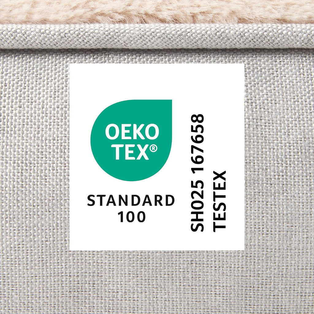 Town & Country Everyday CuddleTown Comfy Solid Bolster Sofa Pet Bed, Supportive & Calming Egg Crate Foam, Non-Slip Bottom, Machine Washable Cover, Grey, Large 35"x25"x8" - Image 10