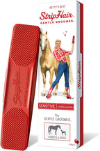 StripHair Gentle Groomer red original tool front view