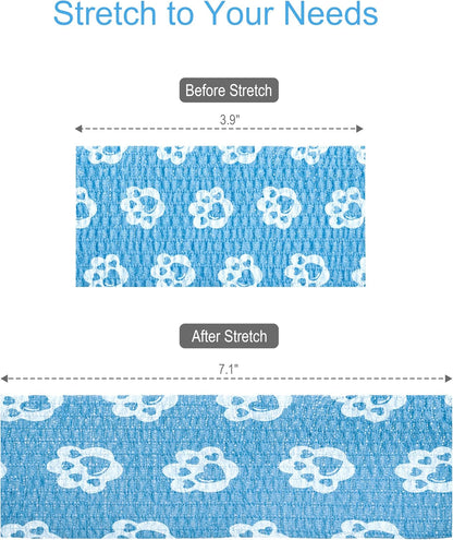 Close up of WePet cohesive bandage texture