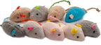 Fashion's Talk soft texture catnip mice interactive play toys