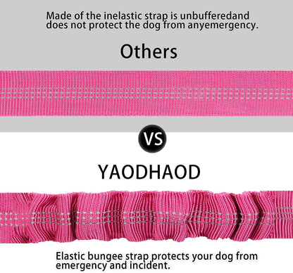 Yaodhaod dog seat belt attached to car headrest