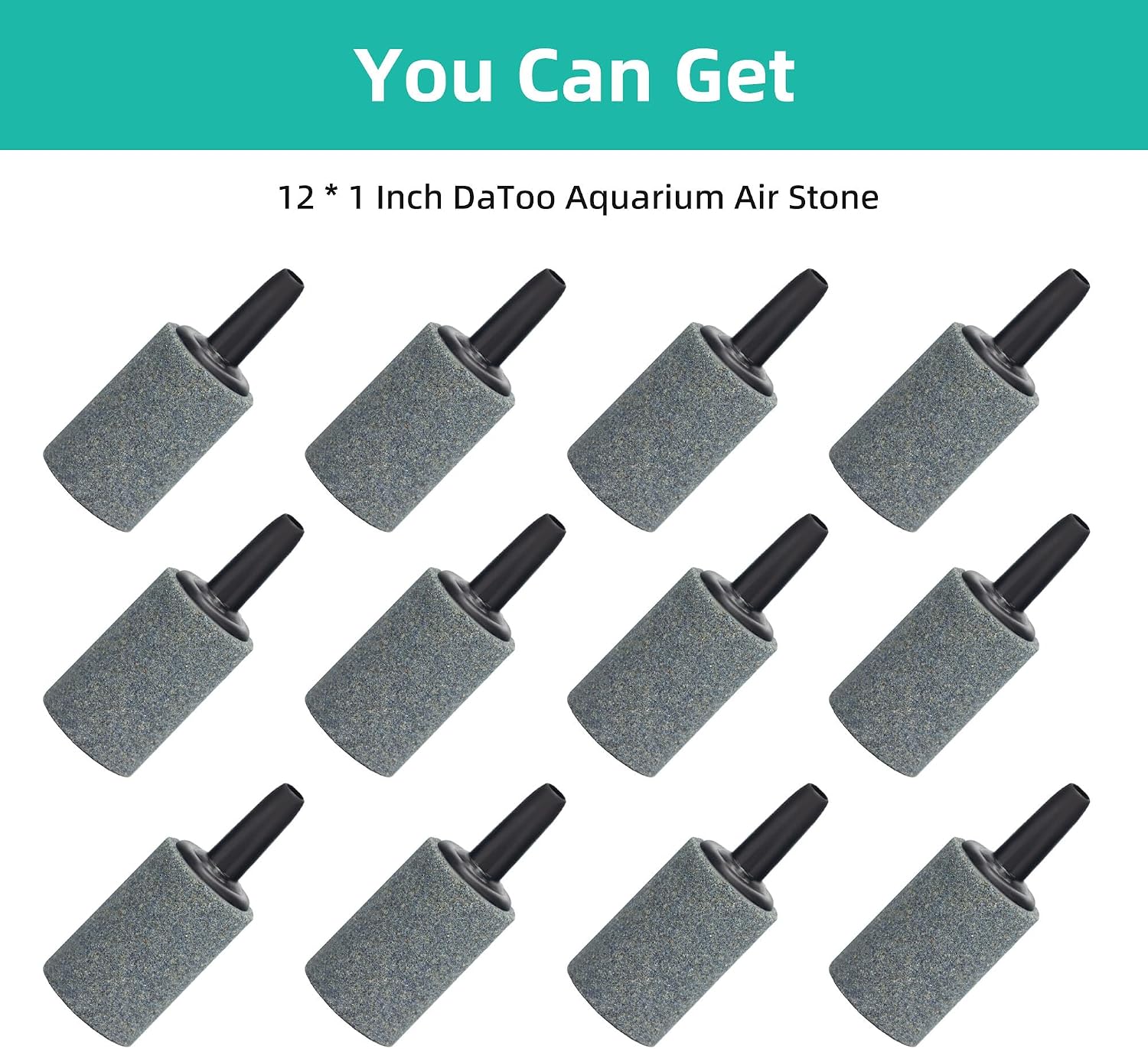 High-temperature fired silicon carbide diffuser stones for hydroponics and small ponds.