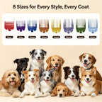 Gooad dog clippers titanium alloy blade close up emphasizing safe rounded tips
