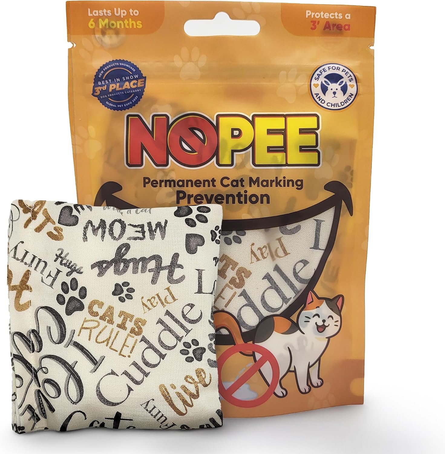 Authentic USA imported NOPEE pet behavioral aid lifestyle display