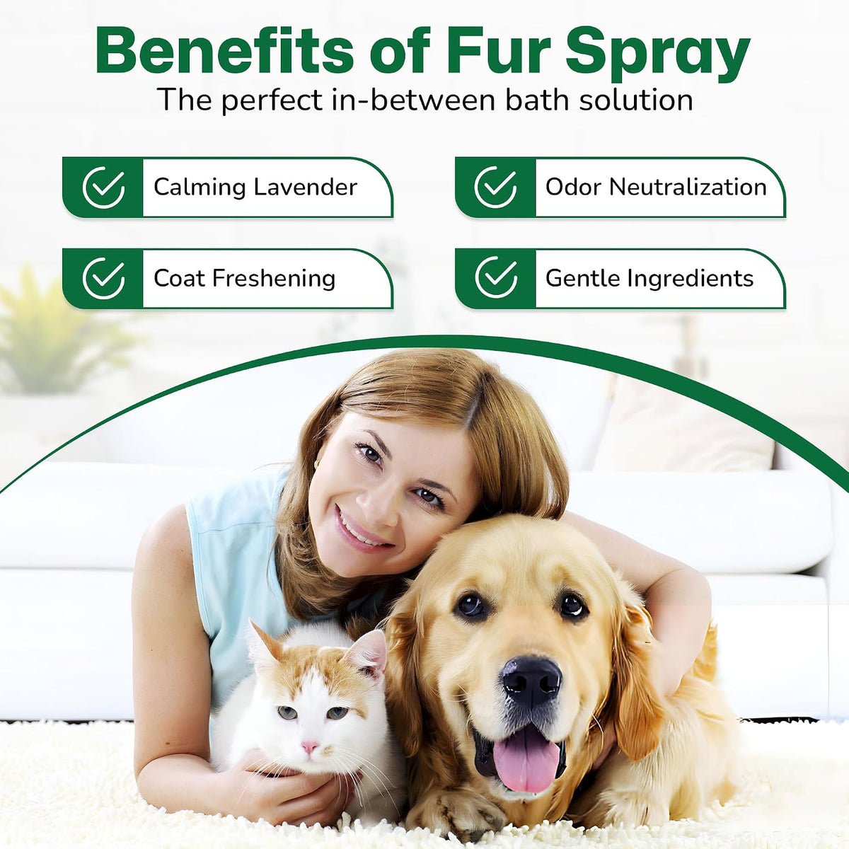Pawsher pet cologne and deodorizing spray bottle for cats and dogs