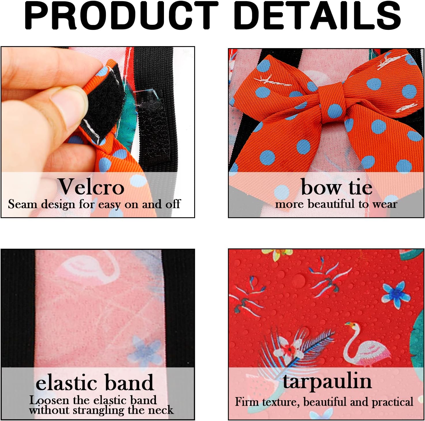 Reusable duck diapers with adjustable cross back elastic harness straps