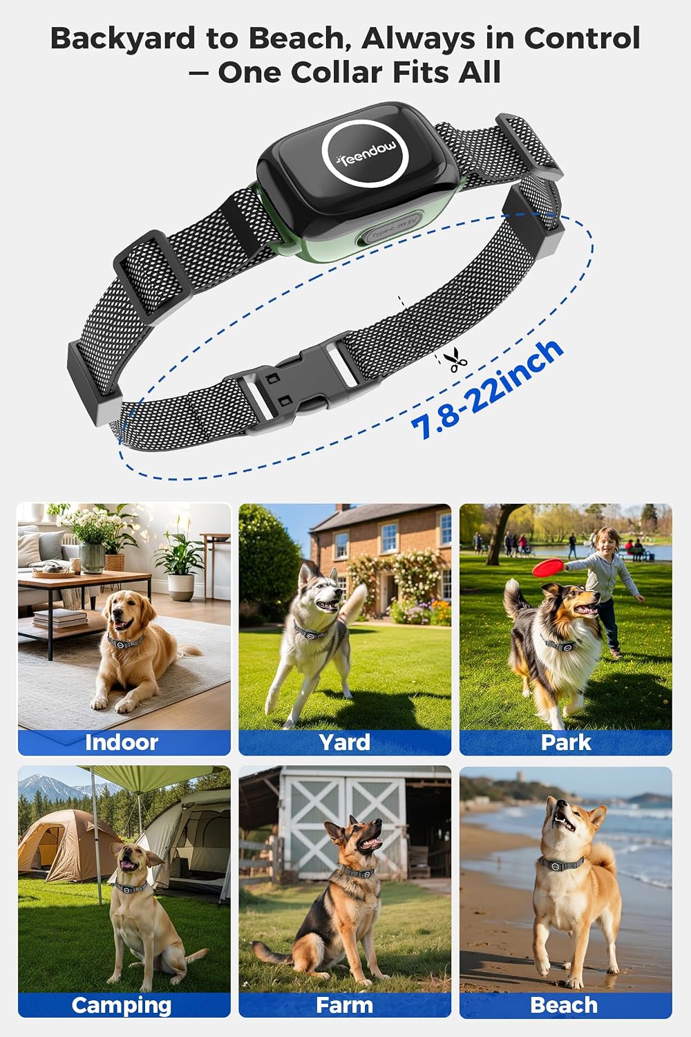 Teendow long range satellite dog fence kit packaging contents and USB-C cable