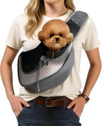 Pucewmy pet sling carrier folded for storage