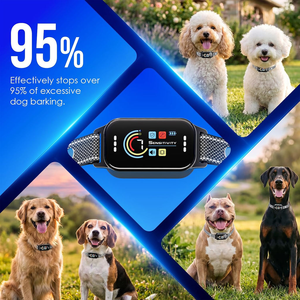 Two Koguzl dog bark collars in original packaging