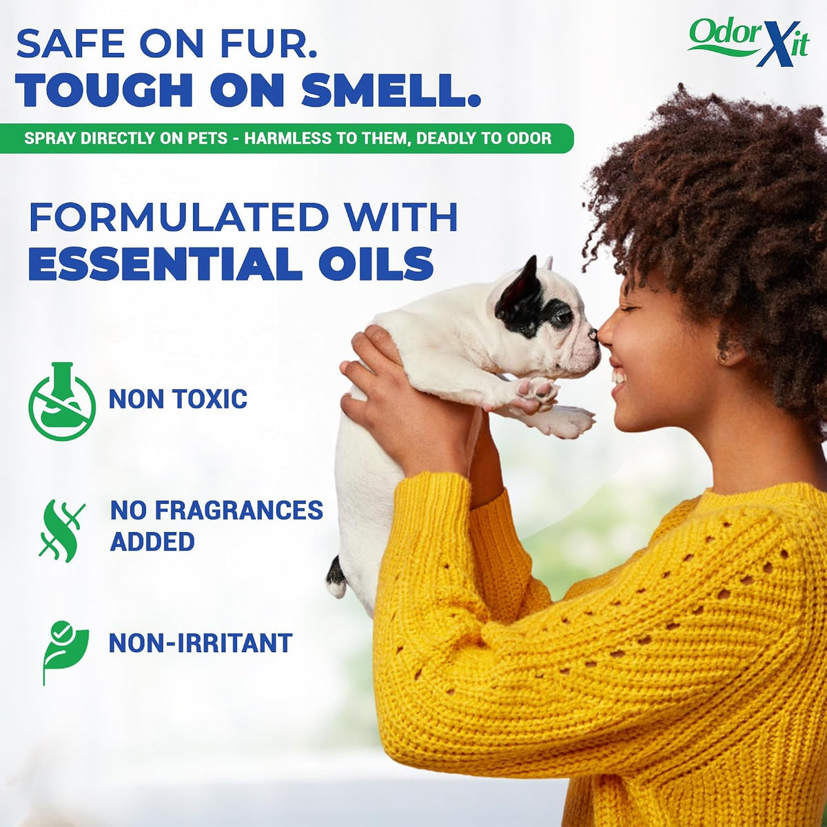 OdorXit eco friendly dog poo smell remover spray.