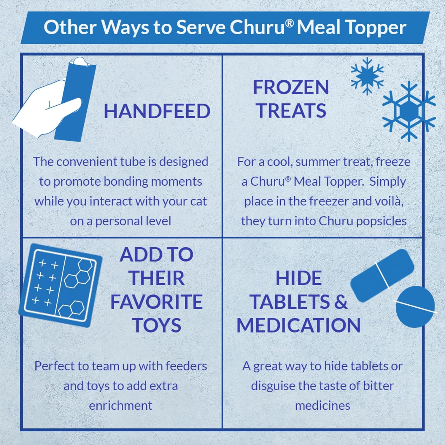 Grain free INABA Churu meal topper for selective eating dogs