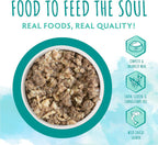 Ingredients label of Soulistic Originals salmon and tuna wet cat food