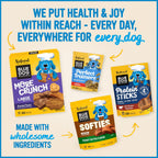Blue Dog Bakery More Crunch Large Assorted Flavors, Dog Biscuits, Healthy Treats, All Natural, Bacon, Chicken, Cheese, Peanut, 43.2 oz (Pack of 1) - Image 10