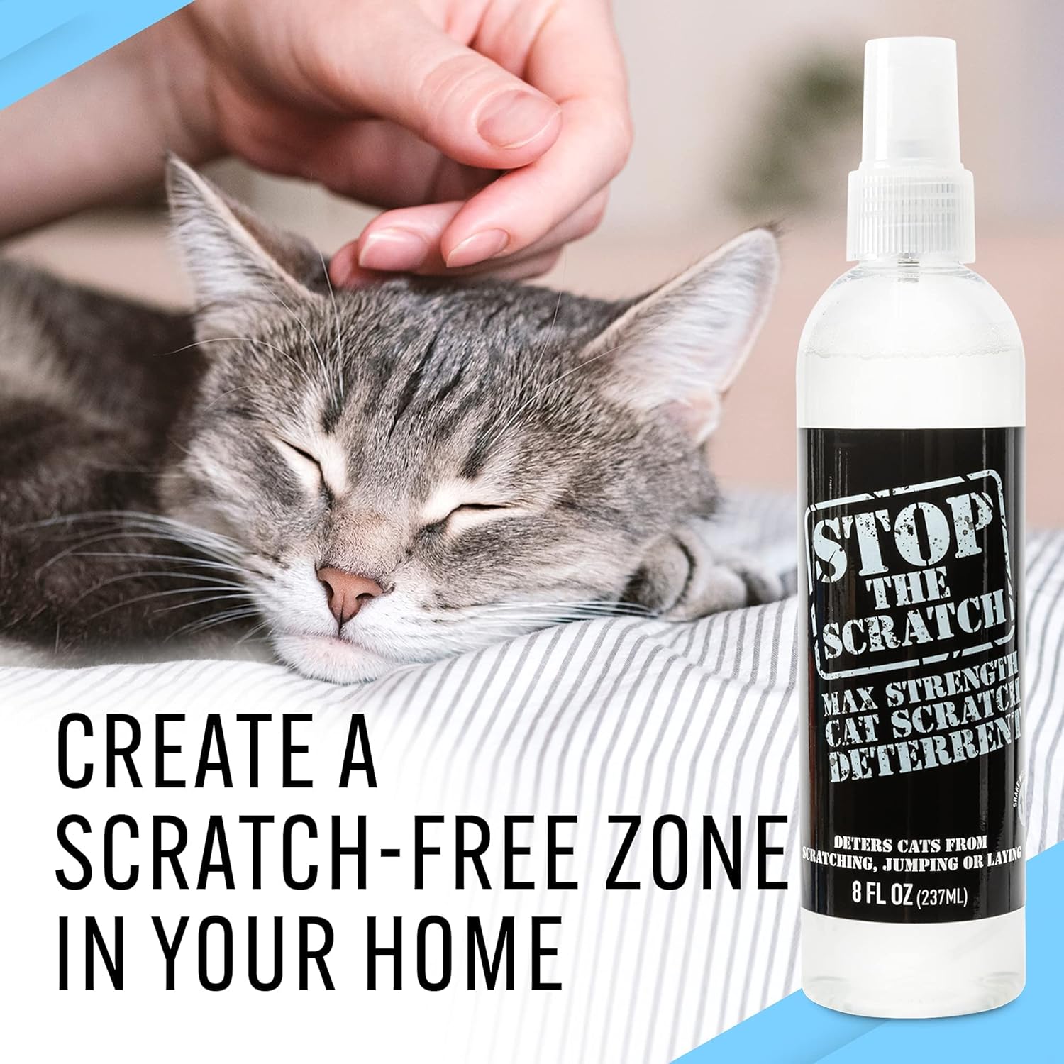 Premium USA sourced Emmy's Best training spray bottle back label directions