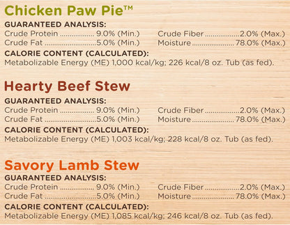 Nutrish Rachael Ray Savory Favorites Wet Dog Food Variety Pack, 8 oz. Tubs (Pack of 6) - Image 9