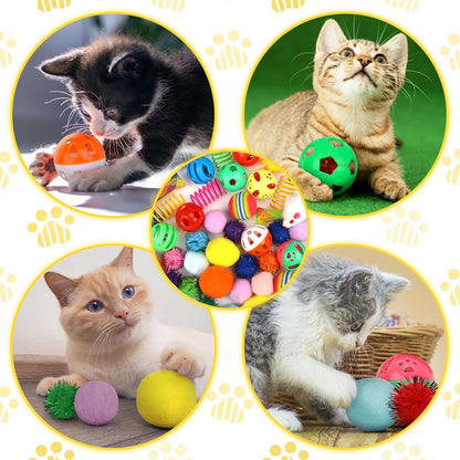 QUOZUO feline activity toy assortment featuring realistic plush mice for hunting
