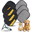 Rorodog 3-Pack Magic Brush Pet Hair Removal Gloves front view